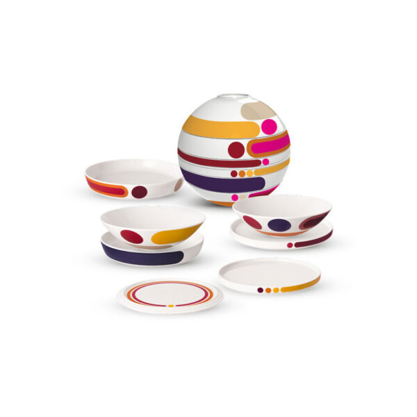 Villeroy & Boch - Set piatti 5 pezzi 24x23,5 cm - Iconic La Boule Miami