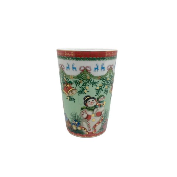 Rosenthal Versace - Bicchiere in porcellana senza manico Limited Edition 2011 - Merry Christmas