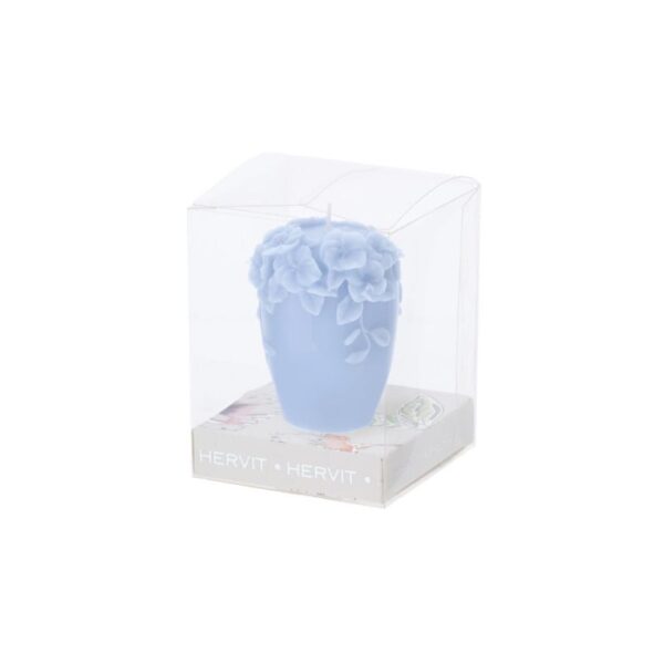 Hervit - Candela di soia 6 cm - Bouquet blu