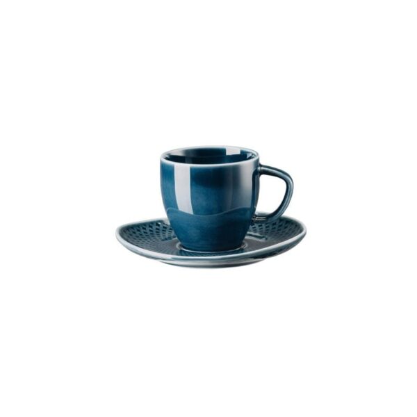 Rosenthal - Tazzina caffè con piattino - Junto Ocean Blue