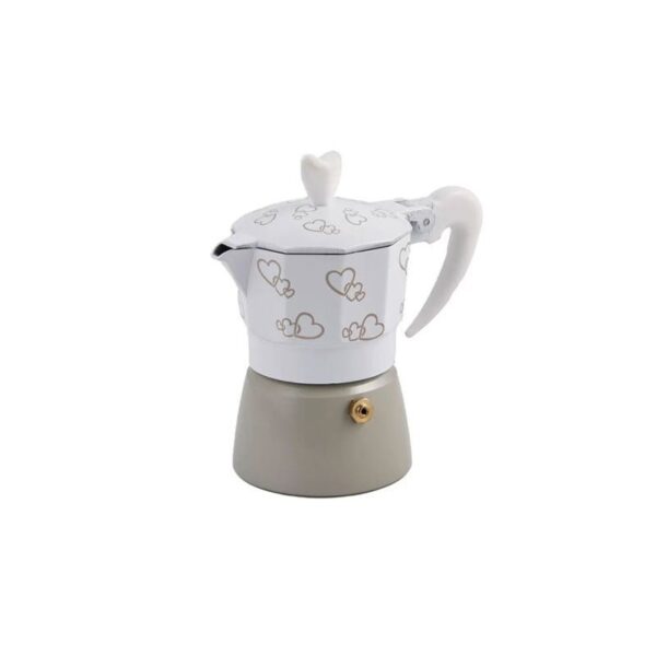 Royal Gift - Bomboniera Caffettiera Batticuore Tortora