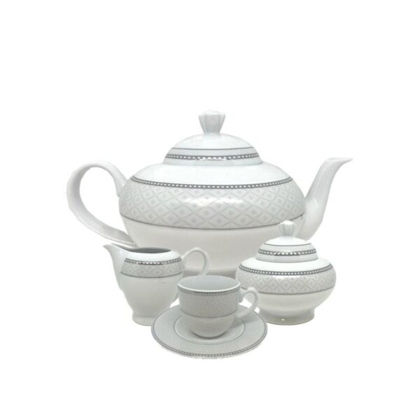 Weissestal - Servizio tè 15 pz - Living Evy Platin