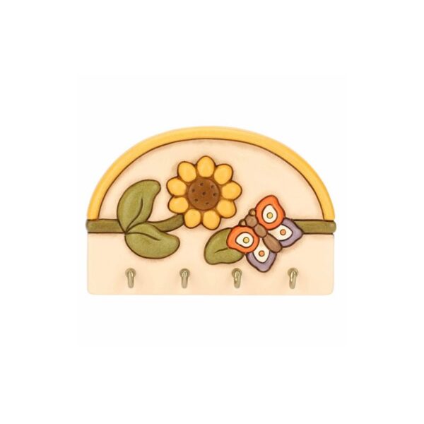 Thun - Appendichiavi con 4 ganci in ceramica - Country