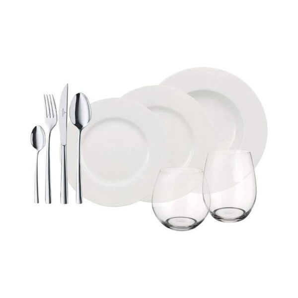 Villeroy &amp; Boch - Tischservice 36 Stück - 4 Freunde Wunderbare Welt Weiß