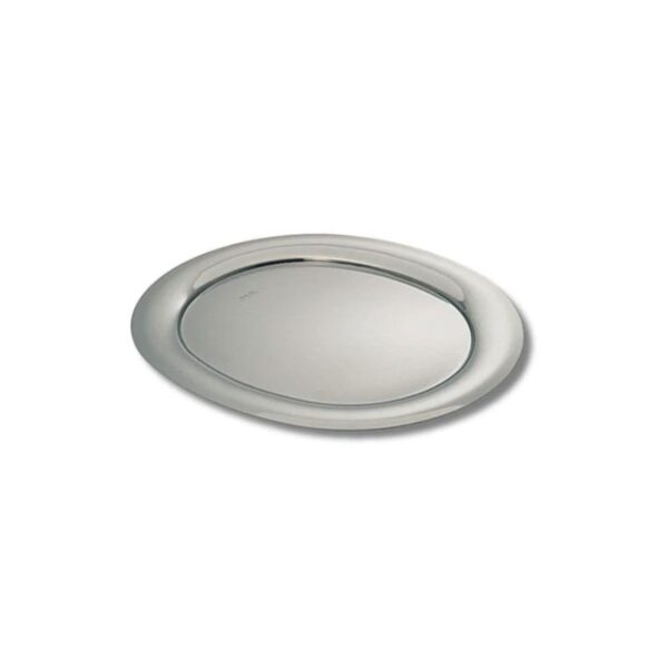 Serafino Zani - Vassoio Ovale acciaio inox 47x40 - Finlandia