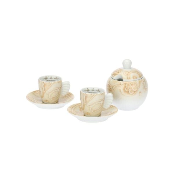 Thun - Set 2 tazzine espresso con zuccheriera in porcellana Limited Edition 2024