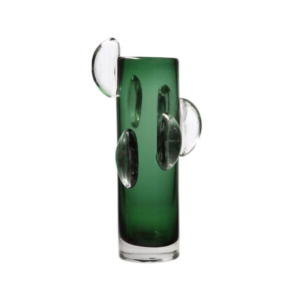 Rituali Domestici - Vaso medio verde in vetro 16x37 cm - Ghiaccioli