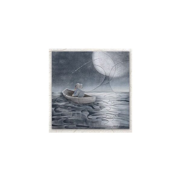 Cartapietra - Quadro 20x20 cm Notte di San Lorenzo blu zaffiro