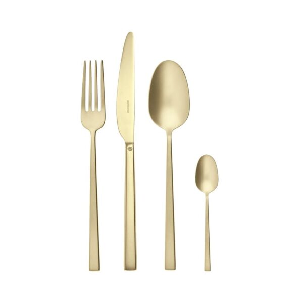 Sambonet - Servizio tavola 24 posate Antique Pvd Champagne - Rock