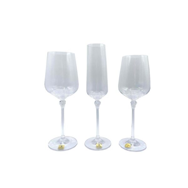 Le Perle - Set Calici 36 pz Acqua, Vino, Flute - Vivienne
