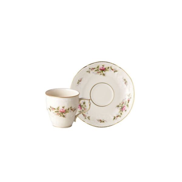Rosenthal - Tazza da espresso/moka con piattino - Sanssouci Elfenbein Ramona