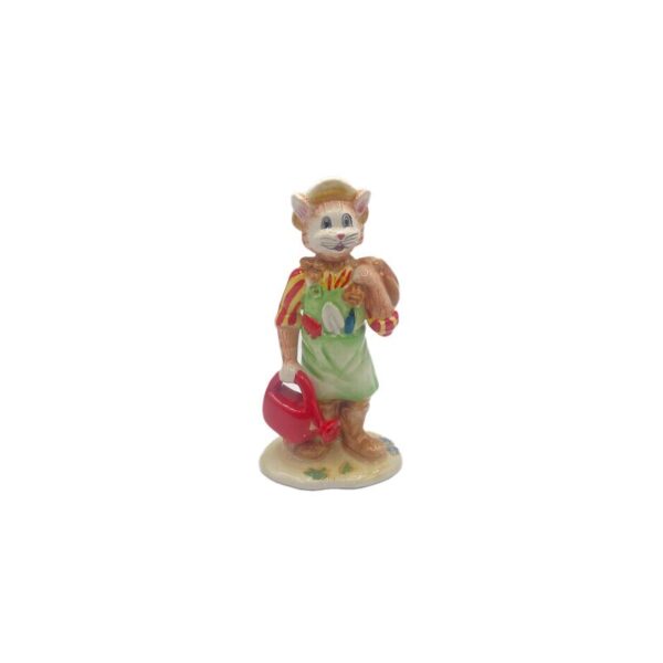 Paris Royal - Statuina gatto porcellana Roger Flower - Funnycats
