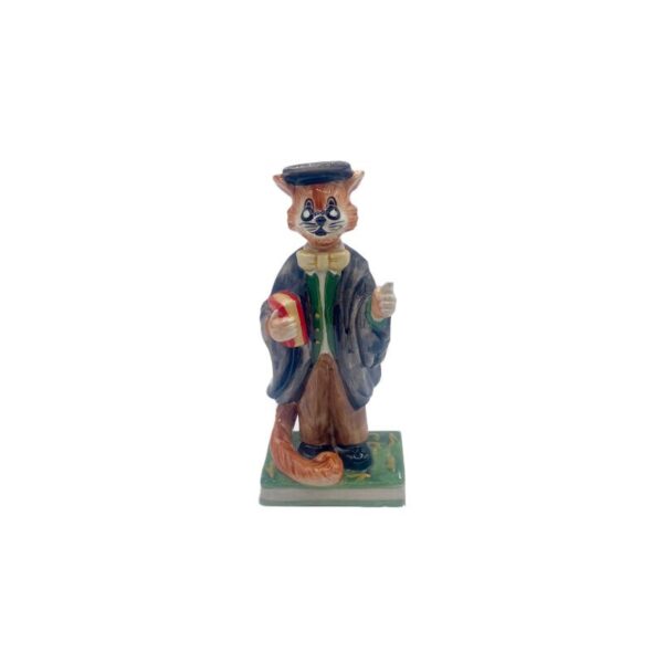 Paris Royal - Statuina gatto porcellana Oliver Lawyer - Funnycats
