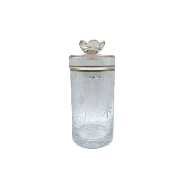 Montenapoleone brand - glass jar 17 cm Margherita - Antico