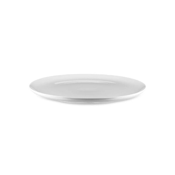 Alessi - flache Platte in weißem Porzellan -Set 4 Teile - Itsumo