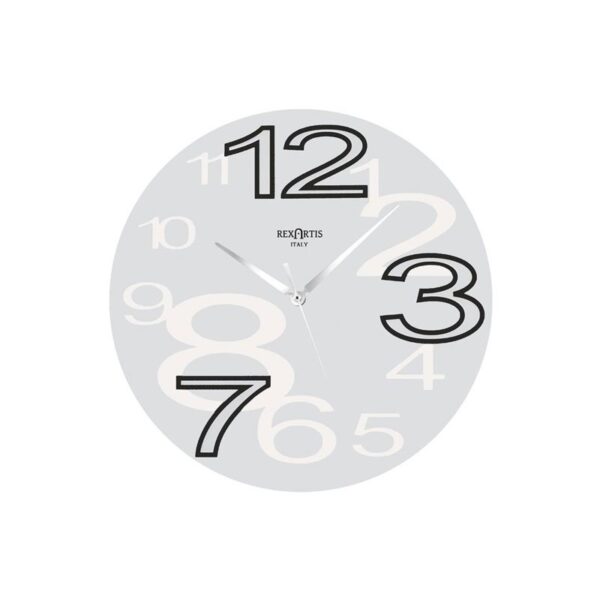 Rexartis - Orologio da parete Young Bianco cm. 32