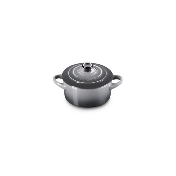 Le Creuset - Mini cocotte rotonda in gres vetrificato 10 cm Flint