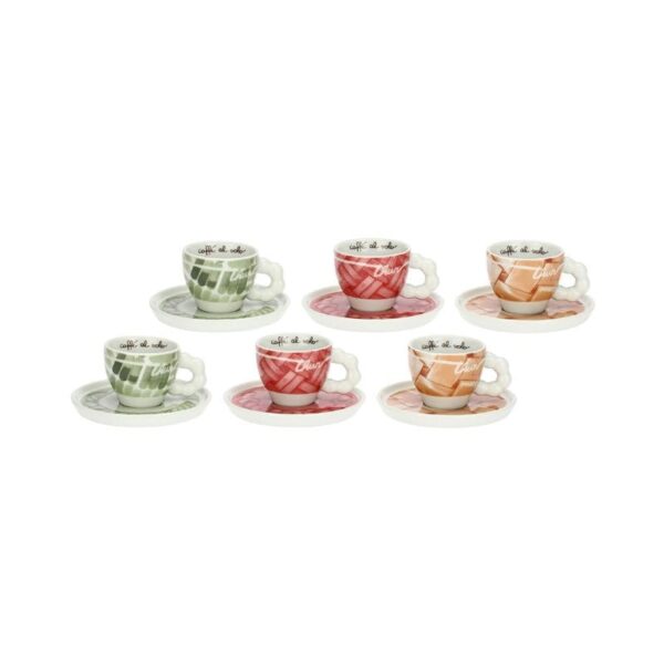 Thun - Set 6 tazzine espresso in porcellana AbbracciAMI