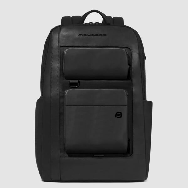 Piquadro - Zaino uomo porta pc 15,6" e iPad®Pro 12,9" Nero