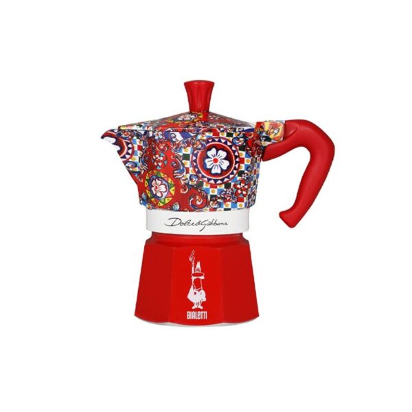 Bialetti - Moka Express 3 cups Sicilian cart - Dolce &amp; Gabbana