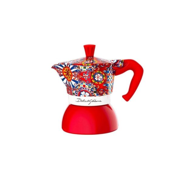 Bialetti - Moka induction 2 cups Sicilian cart - Dolce &amp; Gabbana