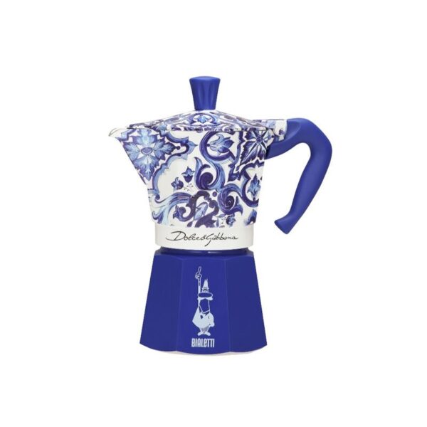 Bialetti - Moka Express 6 tazze Blu Mediterraneo - Dolce & Gabbana