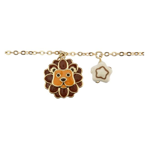 Thun - Bracciale Segno zodiacale Leone placcato in oro