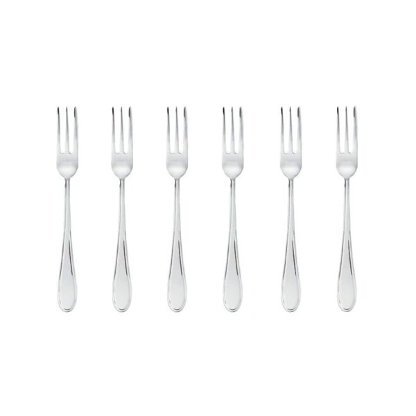 Sambonet - Set di forchette da dessert  in acciaio inox 18/10, 6 pezzi - Frame