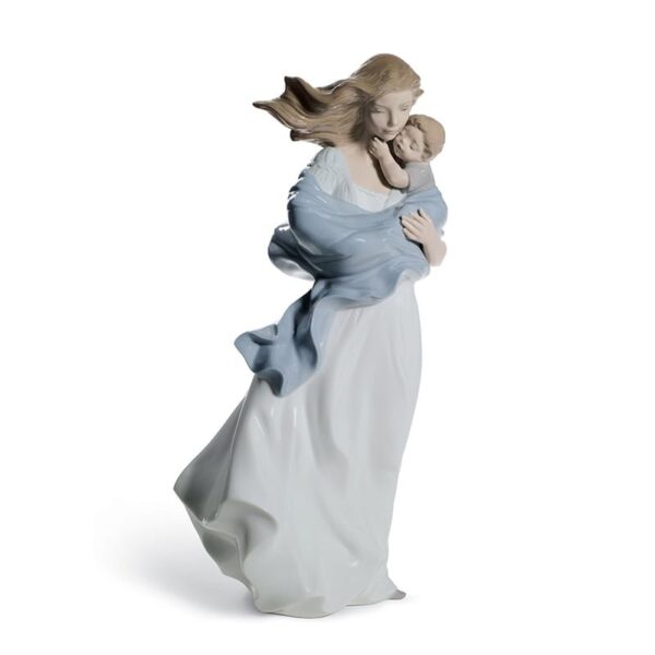 Lladró - Figurina in porcellana Madre Tenero abbraccio