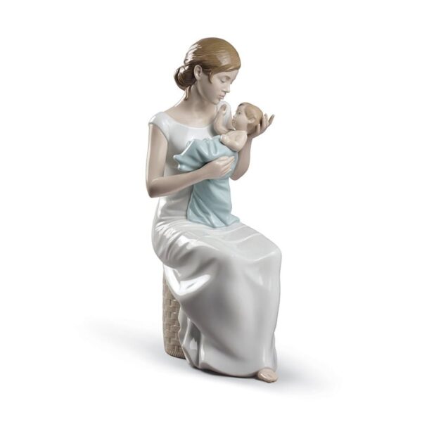 Lladró - Figurina in porcellana Madre Il tepore della nanna