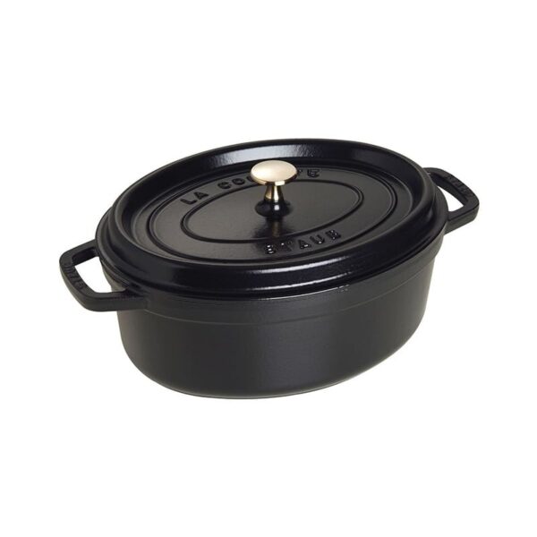 Staub cocotte ovale 29 cm - nera