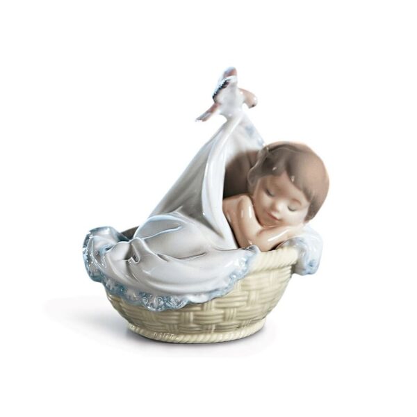 Lladró - Figurina in porcellana Bimbo Teneri sogni