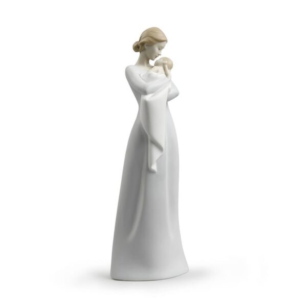 Lladró - Figurina de porcelana Abrazo materna