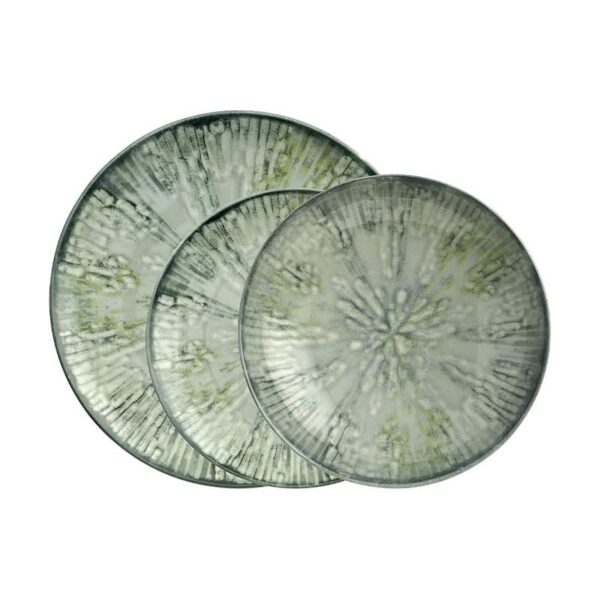 Arthur Krupp - 12 Pieces Fusion Gray Porcellana