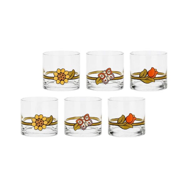 Thun - Set 6 bicchieri in vetro per liquore Country
