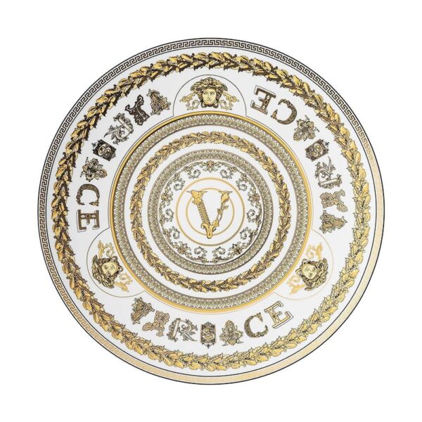 Rosenthal Versace - Piatto segnaposto 33 cm - Virtus Gala White