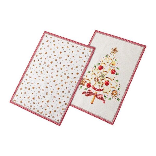 Villeroy & Boch - Canovaccio da cucina, 50x70 cm, set 2 pezzi - Winter Bakery Delight