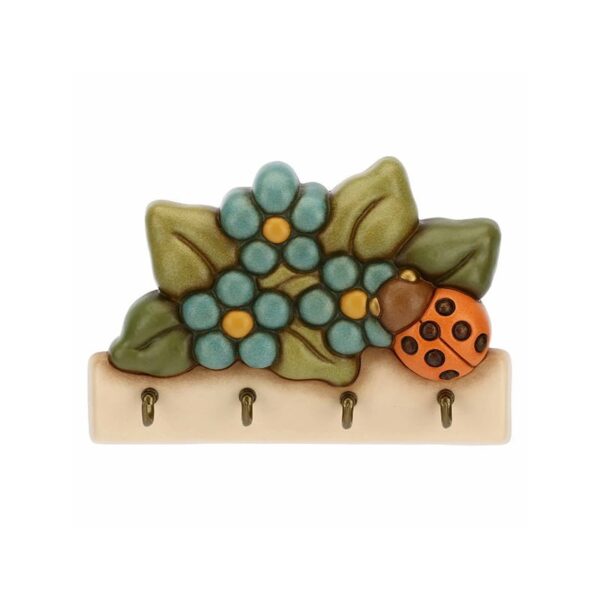 Thun - Appendichiavi 4 ganci Country con coccinella portafortuna
