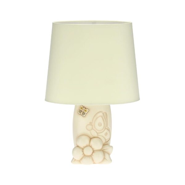 Thun - Lampada da tavolo Elegance con fiore e farfalle
