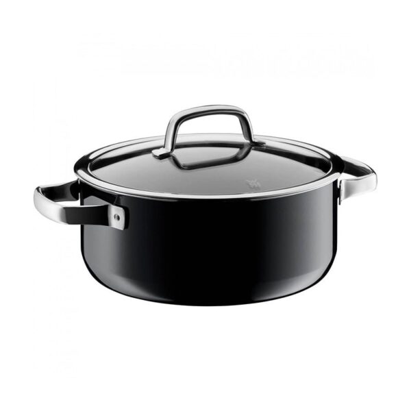 WMF Tegame con coperchio ø 24cm, Fusiontec Mineral Nero