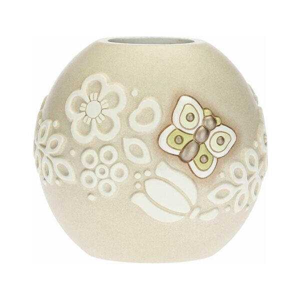 Thun - Vaso Prestige con Farfalla e Fiori