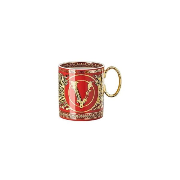Rosenthal Versace - Glas mit Virtus -Urlaubsgriff