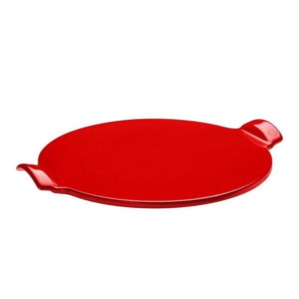 Emile Henry - Coquelicot Pizza Stone Liscio rosso 36 cm