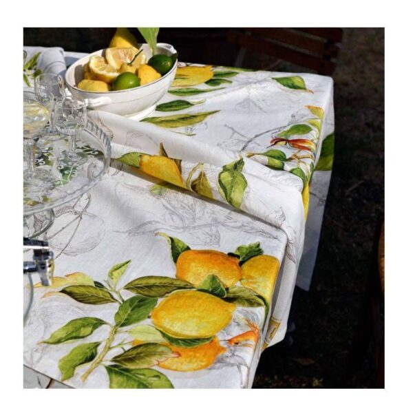 Tessitura Toscana Telerie - Tovaglia Limoncello Giallo 170x310 cm