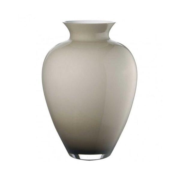 Onlylux - Vaso in vetro soffiato 38.5 cm Opale/Fumè - Aurora