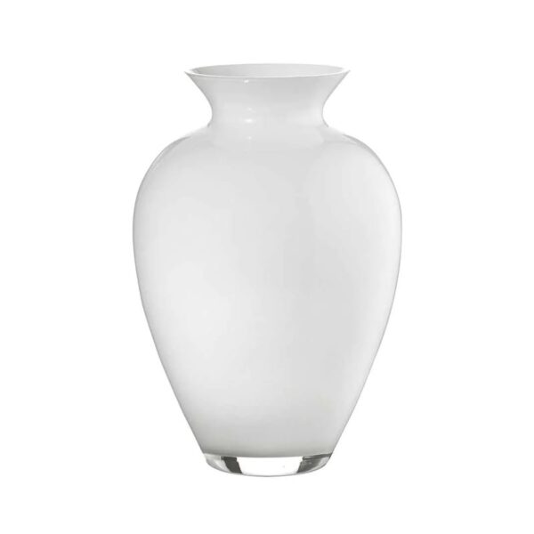 Onlylux - Vaso in vetro soffiato 29 cm Opale Bianco - Aurora