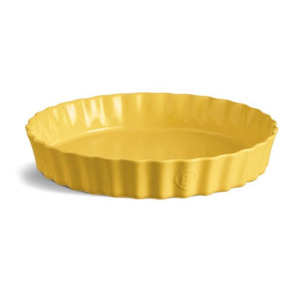 Emile Henry - Tortiera Alta 32 cm Giallo senape