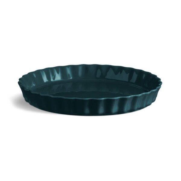 Emile Henry - Piatto Tortiera 29,5 cm Belle-Ile Petrolio