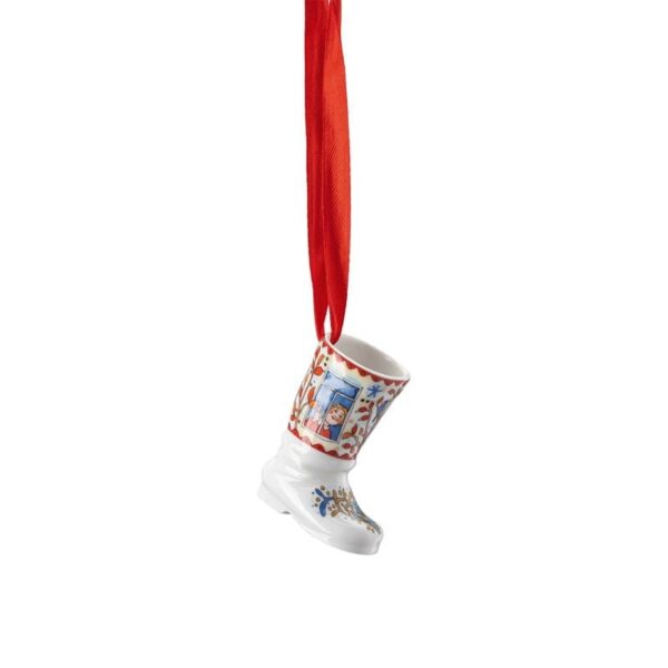 Hutschenreuther - Ministivale in porcellana 5.5 cm - Collector's Items Christmas Am Fenster