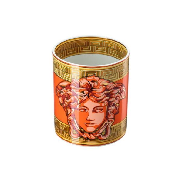 Rosenthal Versace - Vaso 18 cm - Medusa Amplified Orange Coin